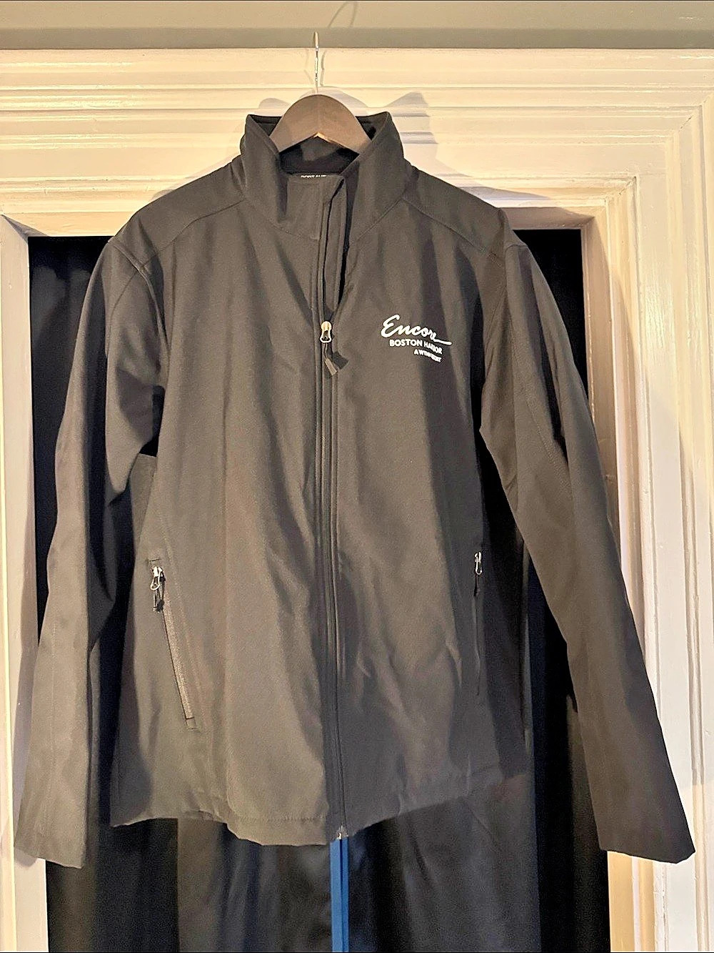 Port Authority Encore Boston Harbor Embroidered Soft Shell Jacket Black XL